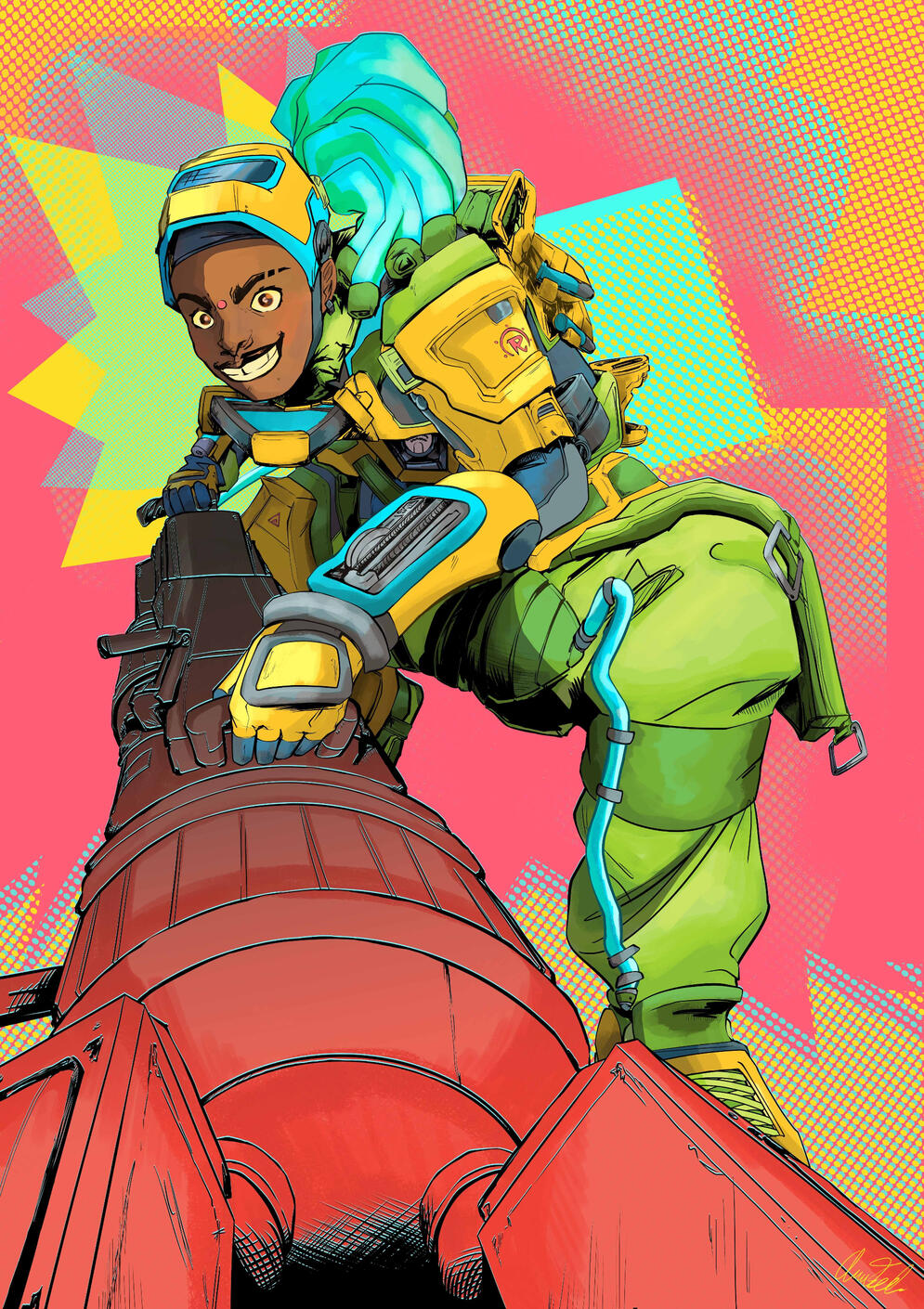 Rampart - Apex Legends Fanart
