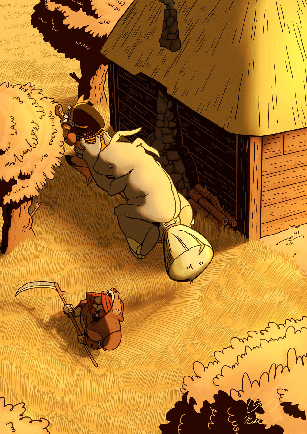 Off in the Field