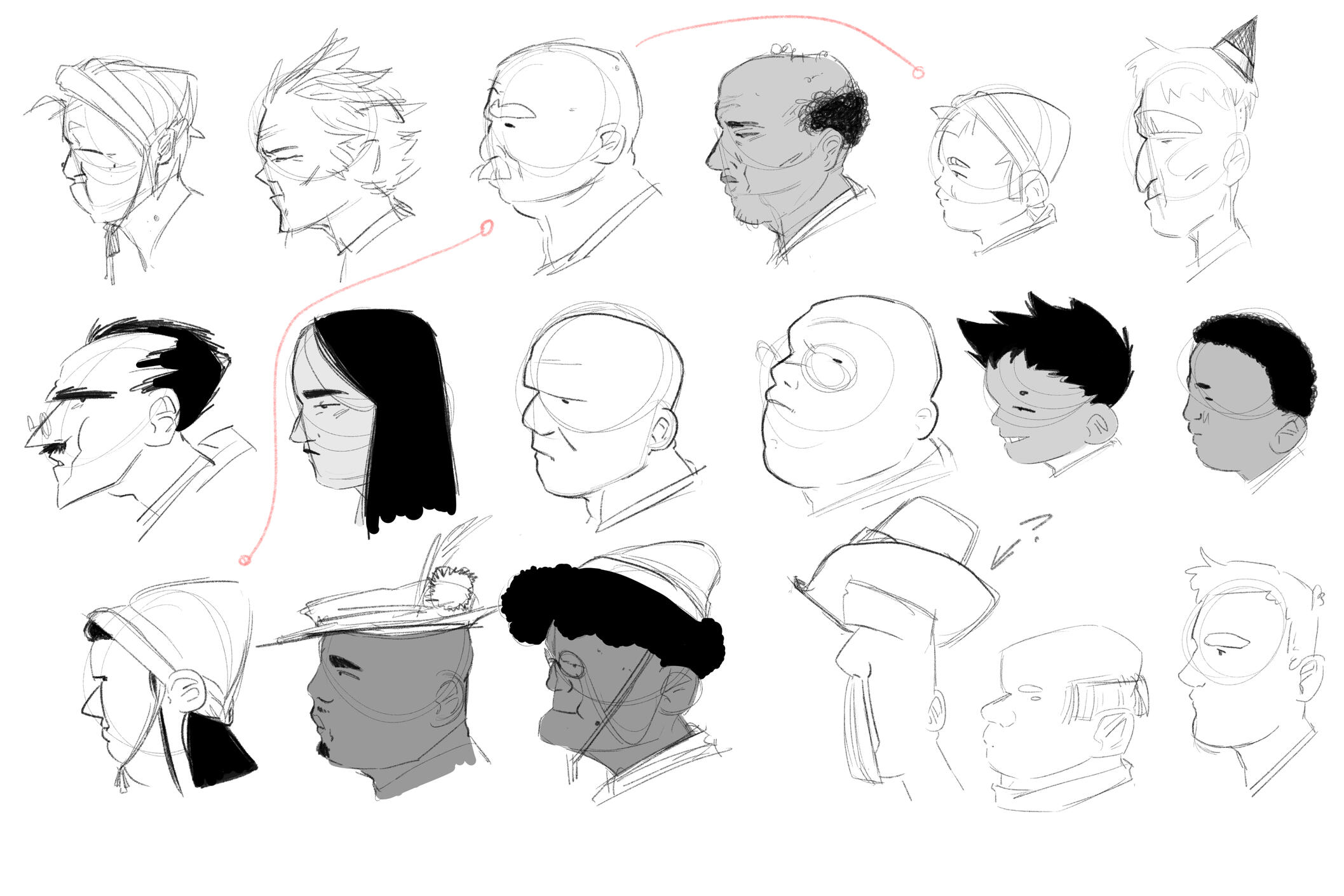 Villager Heads
